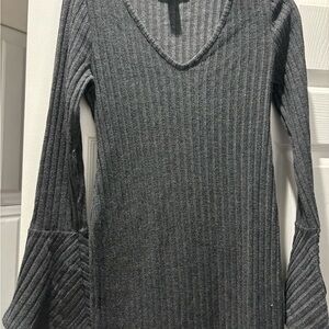 A Pea in the Pod Charcoal maternity dress